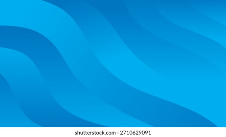 Patrón de onda azul Abstractas con líneas de luz que fluyen Diseño de fondo de Ilustración vectorial