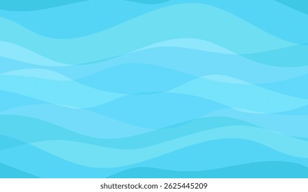 Abstract Blue Wave Pattern: Serene Gradient Backdrop for Design, Calmness, and Modern Minimalist Aesthetics with a Seamless Texture Perfect for Digital Use