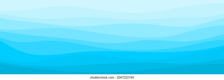 Abstract blue wave. Ripple background. Gradient layers.