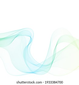 Abstract blue wave with shadow. design for business idea. layout for presentation