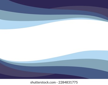 Abstract blue wave and space to put text vector illustration design blue background color geometric creative for business banner, poster, flyer, card, cover