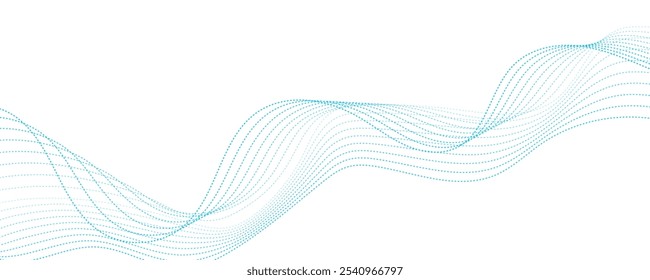  abstract blue wave vector background