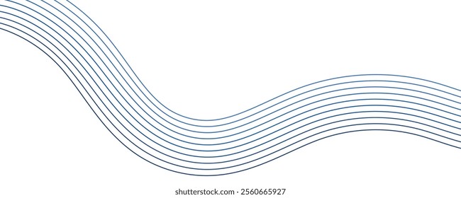 abstract blue wave vector background