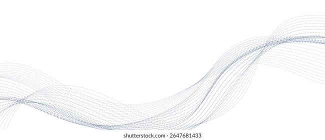abstract blue wave vector background