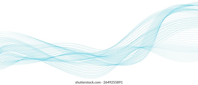 abstract blue wave vector background