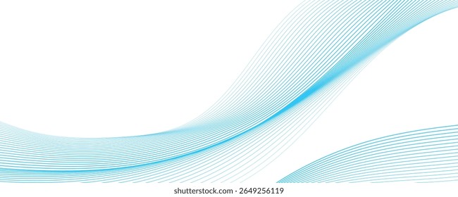 abstract blue wave vector background