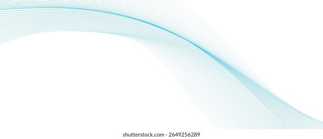 abstract blue wave vector background