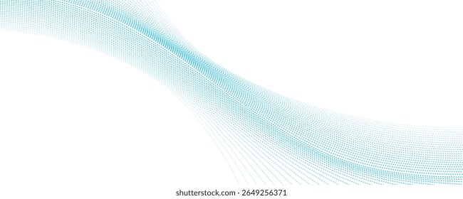 abstract blue wave vector background