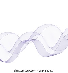 abstract blue wave. Vector graphics. Presentation template