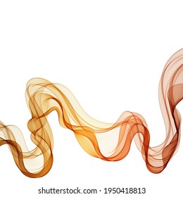 abstract blue wave. Vector graphics. Presentation template