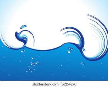 Ocean Wave Isolated Illustration Stock Vector (Royalty Free) 560898754