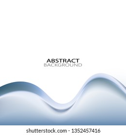 
Abstract blue wave wavy lines background