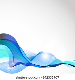 abstract blue waves