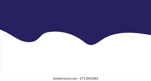 Abstract Blue Waves Across White Space With Smooth Coastal Flow and Modern Minimal Design eps10