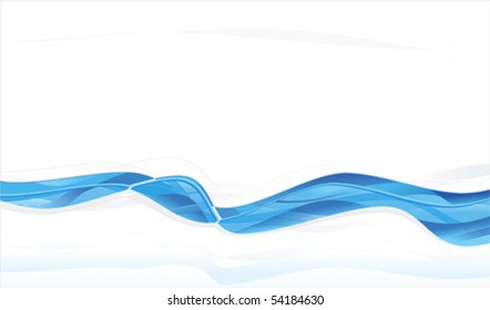 Abstract Blue waves background