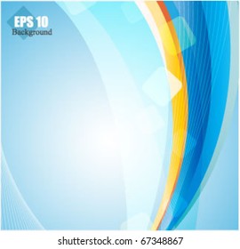 abstract blue waves background