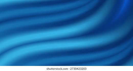 Fondo azul Abstractas de las ondas, representación 3D

