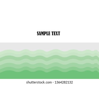 Abstract blue waves background for design. Vector marine wallpaper - Vector

