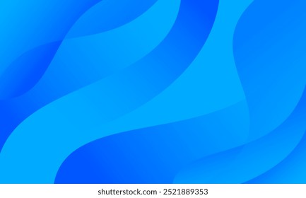 abstract blue waves background, gradient color background. templates for poster, card, banner, backdrop, brochure, cover, wallpaper, website. vector design