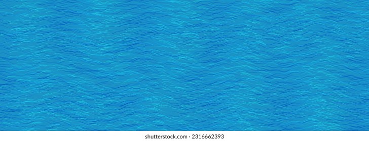 Abstract blue waves background like sea surface.
