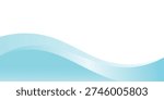Abstract blue waves background, minimal waves design concept