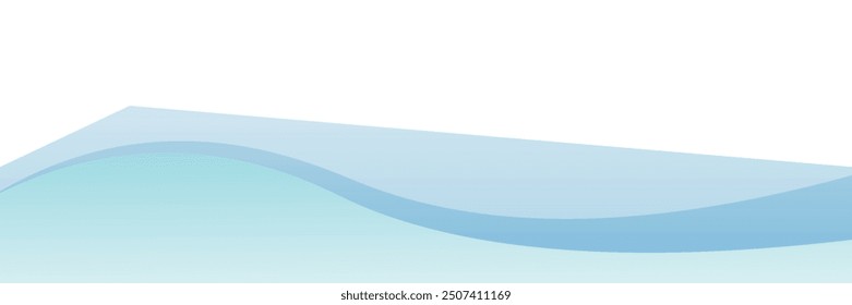 Abstrakte blaue Wellen Hintergrund, minimale Wellen Design Konzept