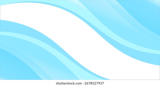 Fundo abstrato das ondas azuis, conceito de conceito de ondas mínimas vetor moderno.