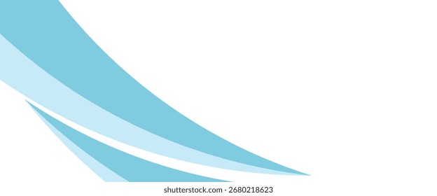 Abstract blue waves background, minimal waves design concept	