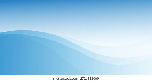 Abstrakte blaue Wellen Hintergrund, minimale Wellen Design Konzept