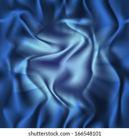Abstract blue waves background, seamless pattern, there is a gradient mesh, EPS10 - vector graphics.