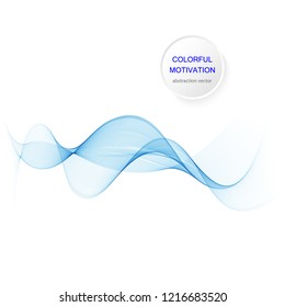 Abstract blue waves background. Vector design for banners, presentations, flyers, invitations.