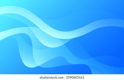 Abstract blue waves background. Vector illustration