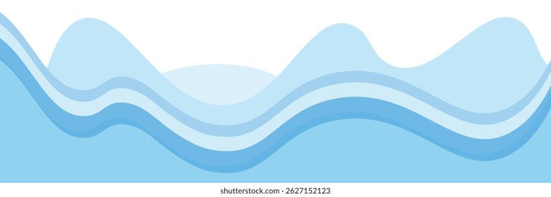  Abstract blue waves background. Vector Illustration. modern concept. modern wave