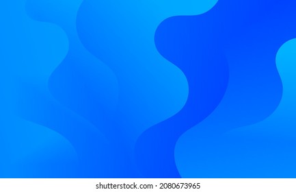 Resumen Fondo geométrico de las ondas azules. Diseño de fondo moderno. color de gradiente. Composición de formas fluidas. Apto para el diseño de la presentación. sitio web, carteles, fondos de pantalla, folleto, carteles