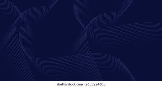 Fondo geométrico de las ondas azules Abstractas. Diseño de fondo moderno. color degradado. Composición de Formas fluidas.