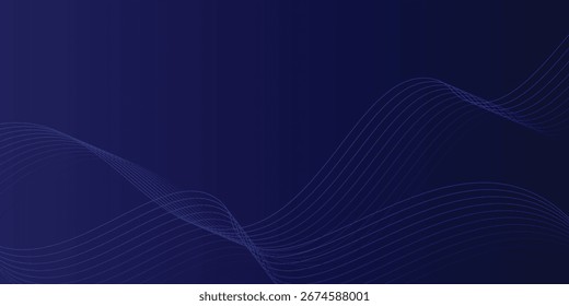 Fondo geométrico de las ondas azules Abstractas. Diseño de fondo moderno. color degradado. Composición de Formas fluidas.