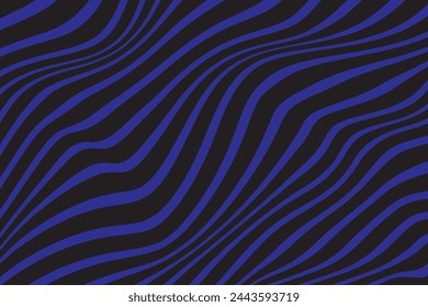 ondas abstractas azules sobre fondo azul oscuro las líneas del universo son de la colección líneas azules sobre fondo negro un patrón abstracto azul con las líneas de la onda