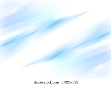 Abstract blue waves smooth gradient background. Vector soft design