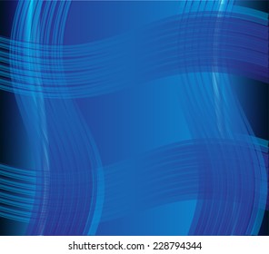 Abstract blue wavy background