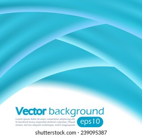 Abstract blue wavy background