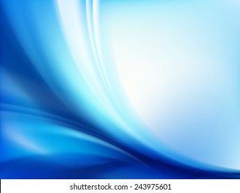 Abstract blue wavy background