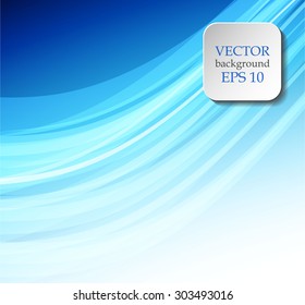 Abstract blue wavy background