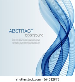 Abstract blue wavy background