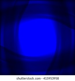 Abstract blue wavy background.