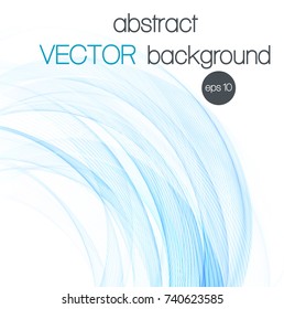 Abstract blue wavy background