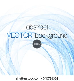 Abstract blue wavy background