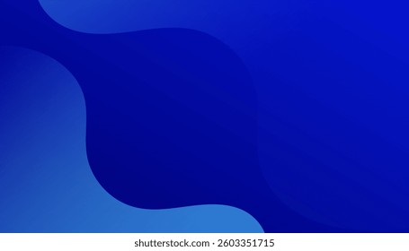Abstract blue wavy background. can be used for banner, layout, annual report, web design. Eps10 vector