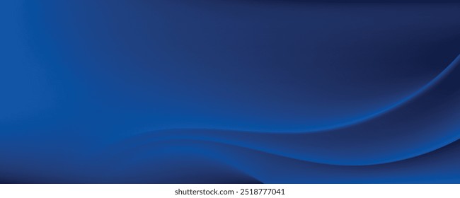 Abstract blue wavy background. Design template for wallpaper, website, technology banner, technology poster, and presentation.