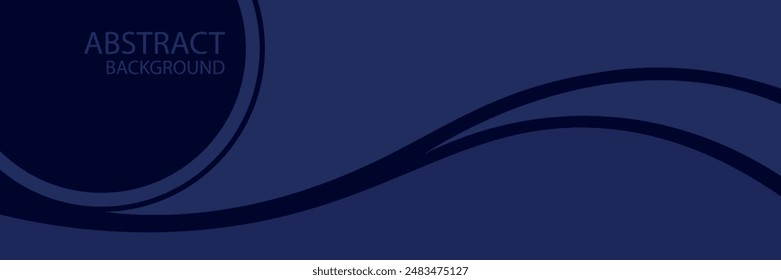 Abstractas fondo ondulado azul con curvas dinámicas para el concepto de negocio.