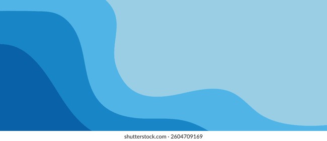 abstract blue wavy background. eps10